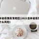 吉林省疫情高发地区(2021吉林省疫情属于什么风险)