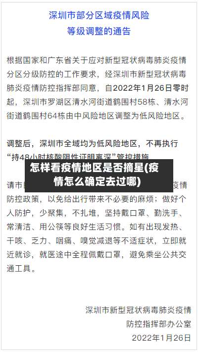 怎样看疫情地区是否摘星(疫情怎么确定去过哪)-第2张图片